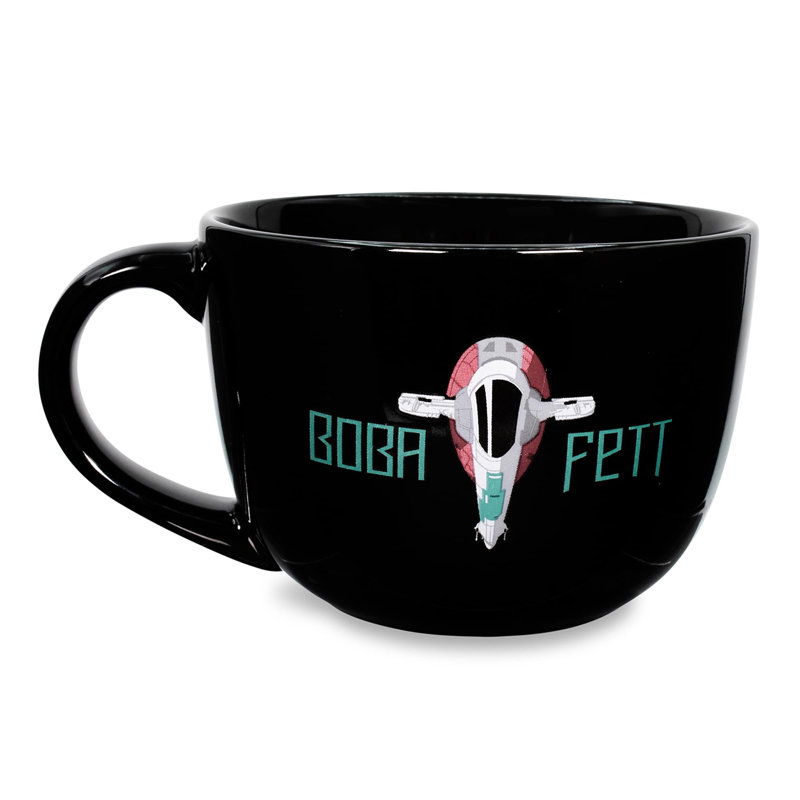Tasse à soupe en céramique Star Wars: The Mandalorian Boba Fett | Peut contenir 24 onces