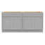 78" Double Bathroom Vanity Base Only-106891112