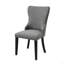 Ensemble de 2 chaises d'appoint Grey Boucle