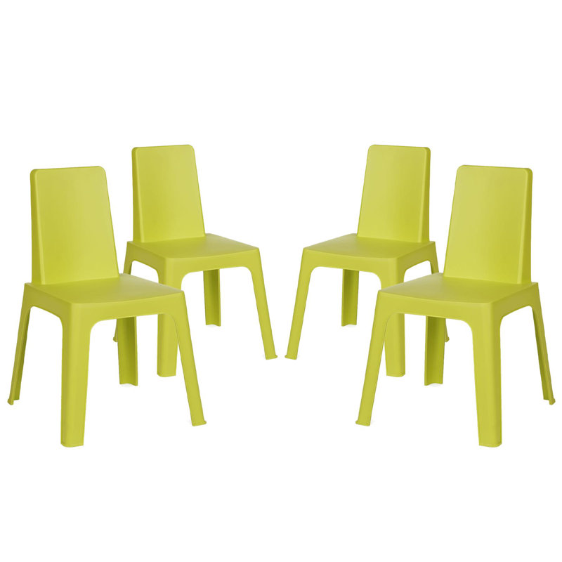 Children's Outdoor Table / Chair, Lime Green
