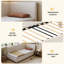 Beige Corduroy Upholstered Daybed with Secure Side Rails-20750831