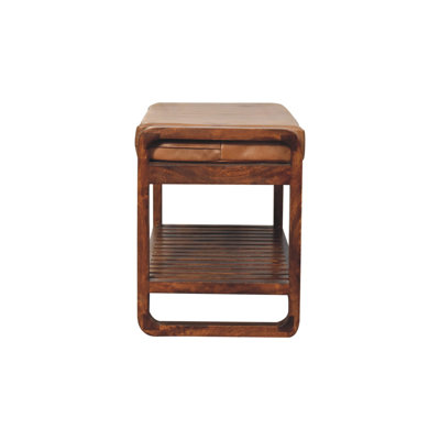 Mellan Leather Upholstered Storage Bench