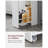 Small Bathroom Storage Cabinet With Slide Out Drawers-1174706695