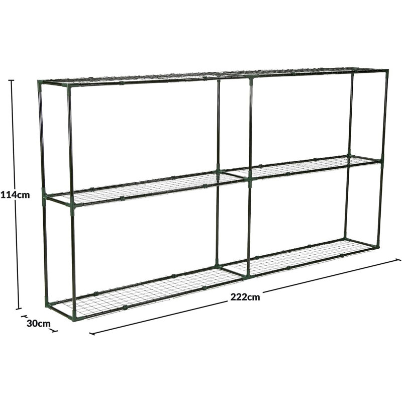 Channie 222cm W Steel Shelving Unit
