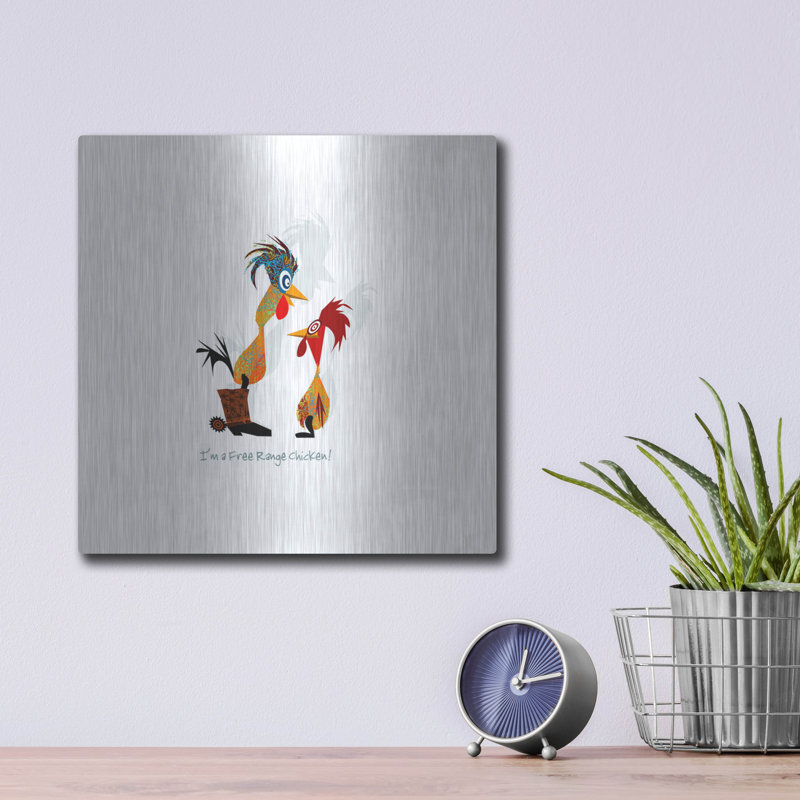 «Free Range» par Chuck Wimmer, H 12 po x l 12 po