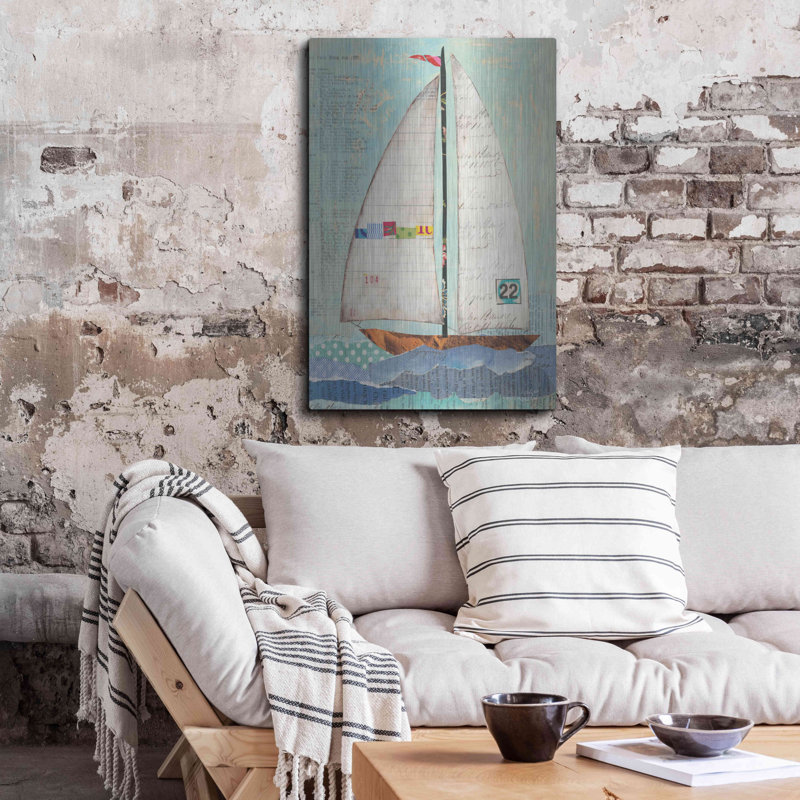 «At The Regatta II» par Courtney Prahl, H 36 po x l 24 po
