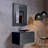 Zelie 32'' Single Bathroom Vanity with Glass Top