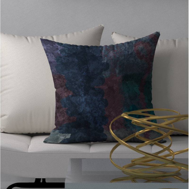 Housse de coussin carrée/insert, 18 po x 18 po