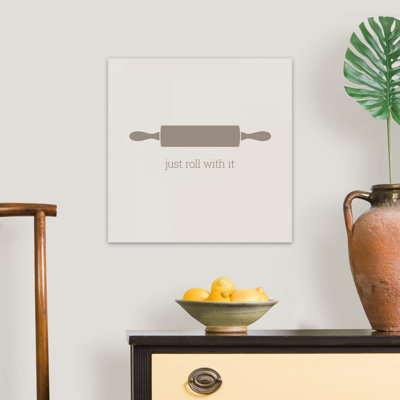 «Just Roll with It - Retro Kitchen Art» par Kate Lillyson, impression sur toile