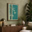 Bamboo in Teal Japandi - Wrapped Canvas-1579515897-1579515903