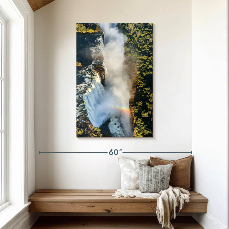 Alvord Victoria Falls Aerial View, 45" H x 30" W
