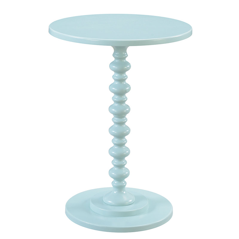 Pettegrow Spindle End Table, Sea Foam