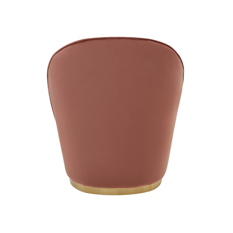 Willse Velvet Side Chair, Pink