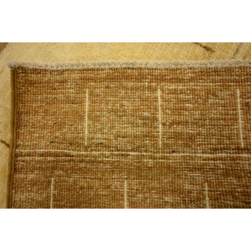 Tapis de surface en laine 4 pi 10 po x 6 pi 5 po one-of-kind-noué la brown Nash