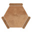 Doscotto Panal 9" x 10" Porcelain Moroccan Wall & Floor Tile