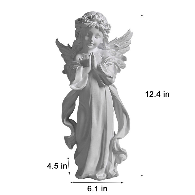 Statue ange priant