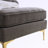 Meganmarie 83'' Velvet Sofa Chaise-1116839314