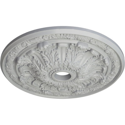 30 po x 3 7/8 po x 3 1/4 po P médaillon de plafond (convient aux auvents jusqu'à 3 7/8 po)