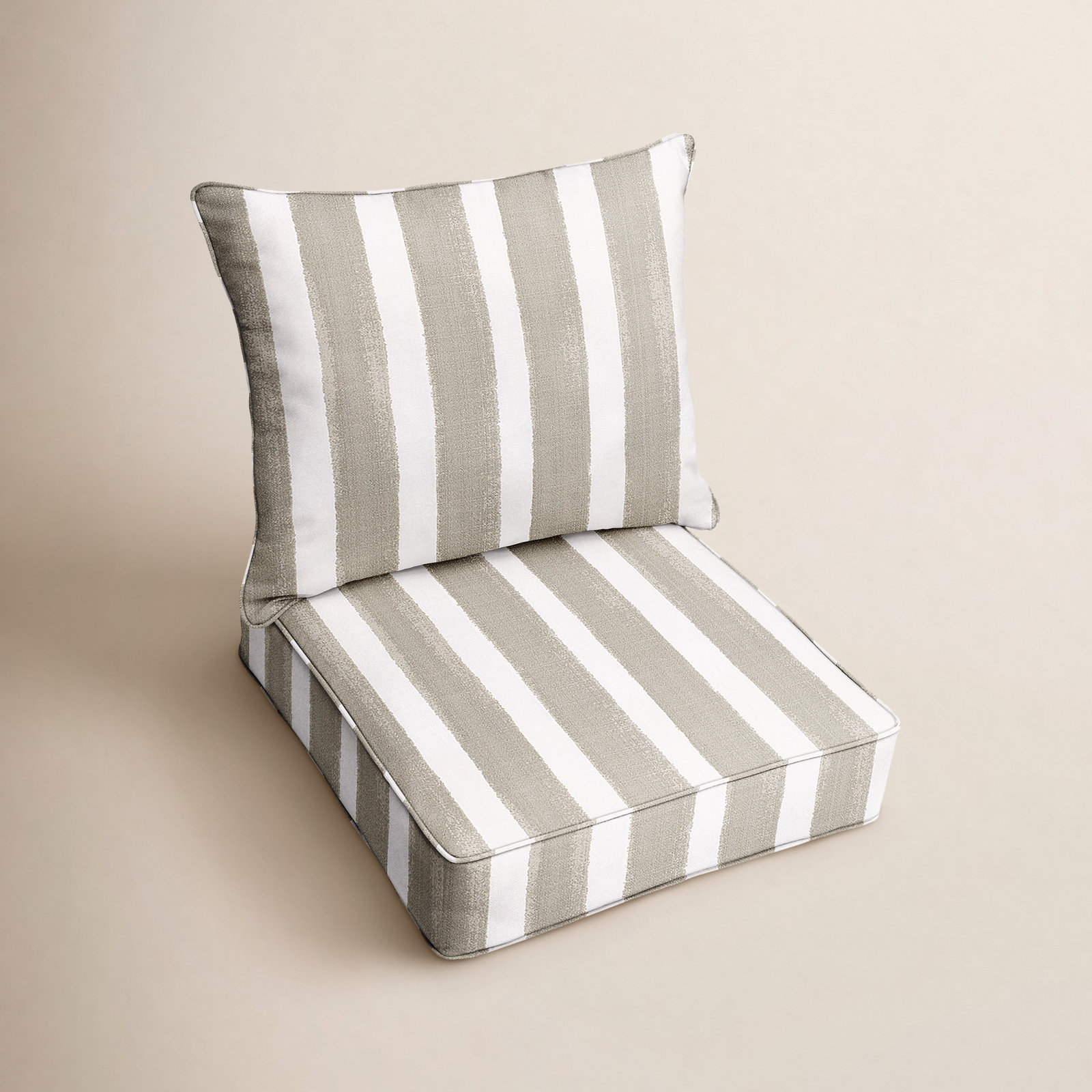 Gia Outdoor Dining Chair Cushion, 25" W x 25" D