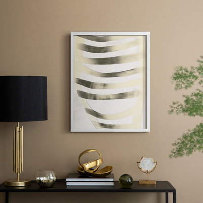 «Abstract Abstract», reproduction encadrée - prêt à accrocher - fabriquée aux États-Unis