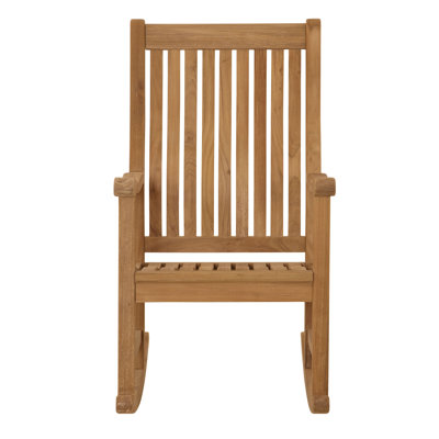 Chaise berçante en teck Ouellette