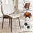  Contemporary Upholstered Faux Leather Dining Chairs with Stylish Bentwood-109423021-109423023