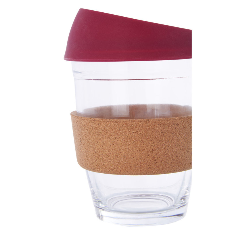 Symple Stuff Burnsville Travel Mug, Red
