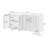 Lyra Modern Ash Veneer 4-Door Sideboard With Metal Handles-119626028