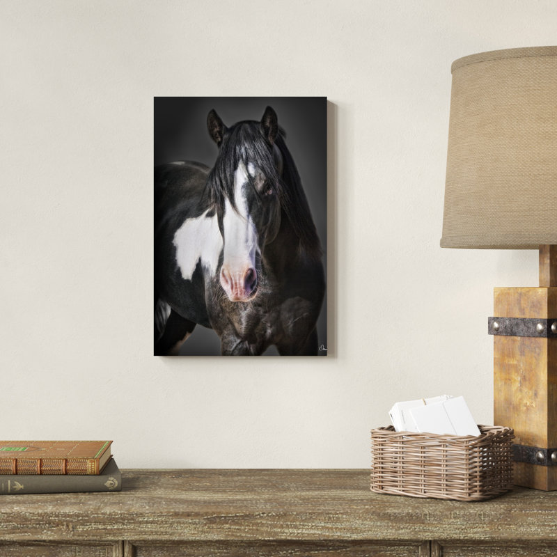 Portrait de cheval II, H 18 po x l 12 po x P 1,25 po