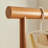 Coat Rack Rubberwood Wheels Divided Hanging