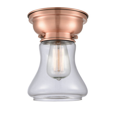 Wheeler Glass Flush Mount
