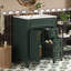 Meuble-lavabo avec lavabo en céramique, armoire avec 2 tiroirs et tablette réglable-35232081