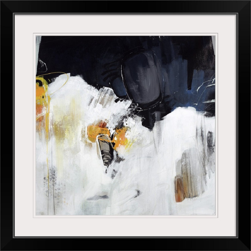 « expulse ii », impression, Cadre noir, H 20" x l 20" x P 1"