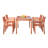 Wood Premium All-Weather Wicker Outdoor Stacking Dining Armchair-940299072
