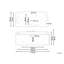 Bithlo 1730mm x 810mm Corner Whirlpool Acrylic Bathtub with Faucet