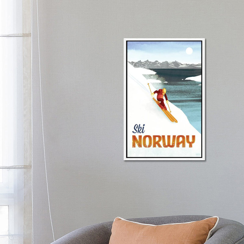 Norway-Skiing by Missy Ames - Print on Canvas