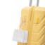 20 po / 24 po / 28 po 3 pièces / ensemble en valise à roulettes ABS, couleur assortie, avec serrure à combinaison (jaune)