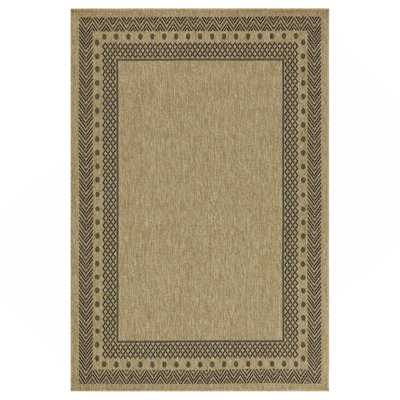 Black Indoor/Outdoor Area Rug
