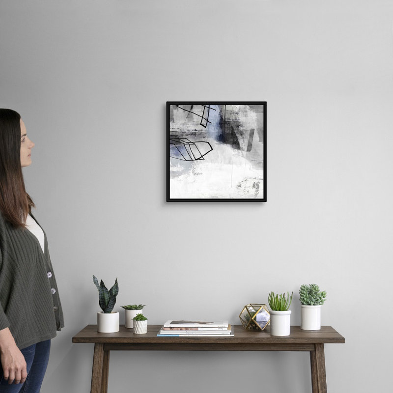 Print, 18" H x 18" W x 1.75" D, Black Framed