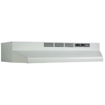 24"" F40000 Series 190 CFM Convertible Under Cabinet Range Hood in White -  Broan NuTone, F402401