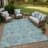 Machine Washable Indoor/Outdoor Chantille ACN2534 Geometric Rug-147871627-147869811