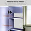 Miroir de salle de bain mural double HOMcom