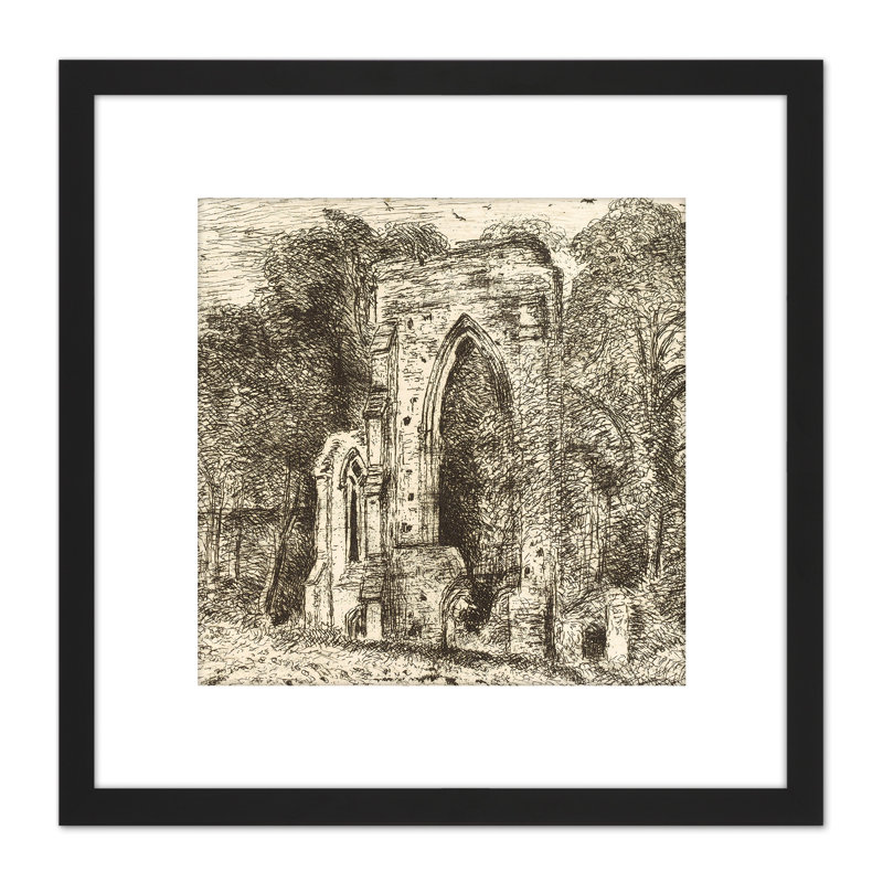 David Lucas Netley Abbey 1826 - Single Picture Frame Painting