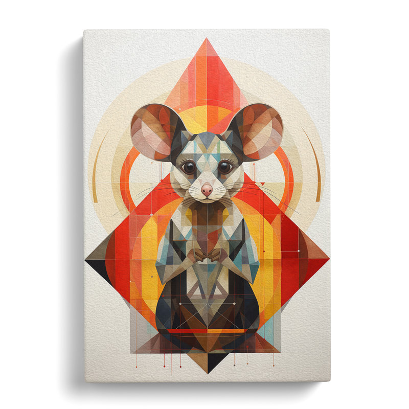 Mouse Geometric No.2 - Print, 76cm H x 50cm W x 3cm D