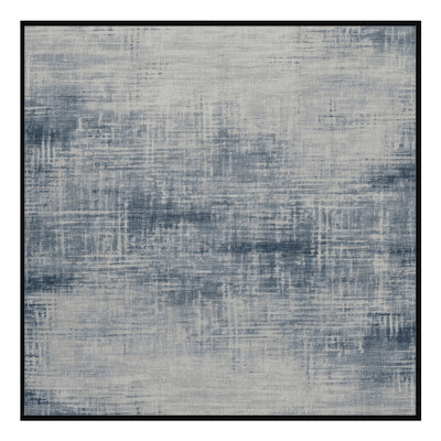 Machine Washable Abstract Gray Area Rug
