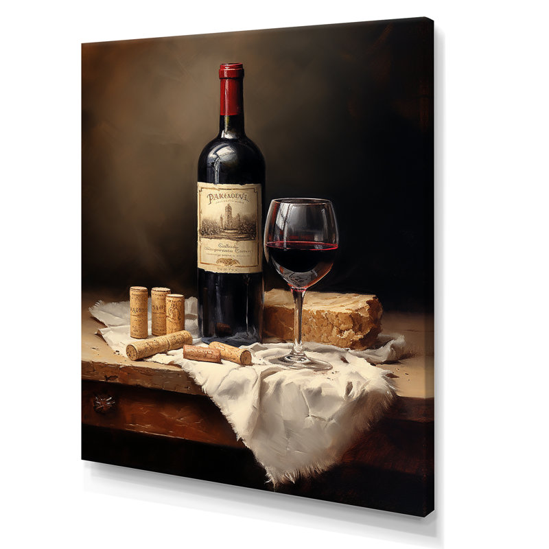 Barolos, impression sur toile, H 32 po x l 16 po x P 1 po, Toile tendue