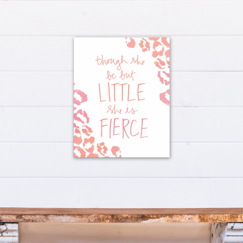 « she is féroce », art sur toile Bray, H 20 po x l 16 po x P 1,25 po