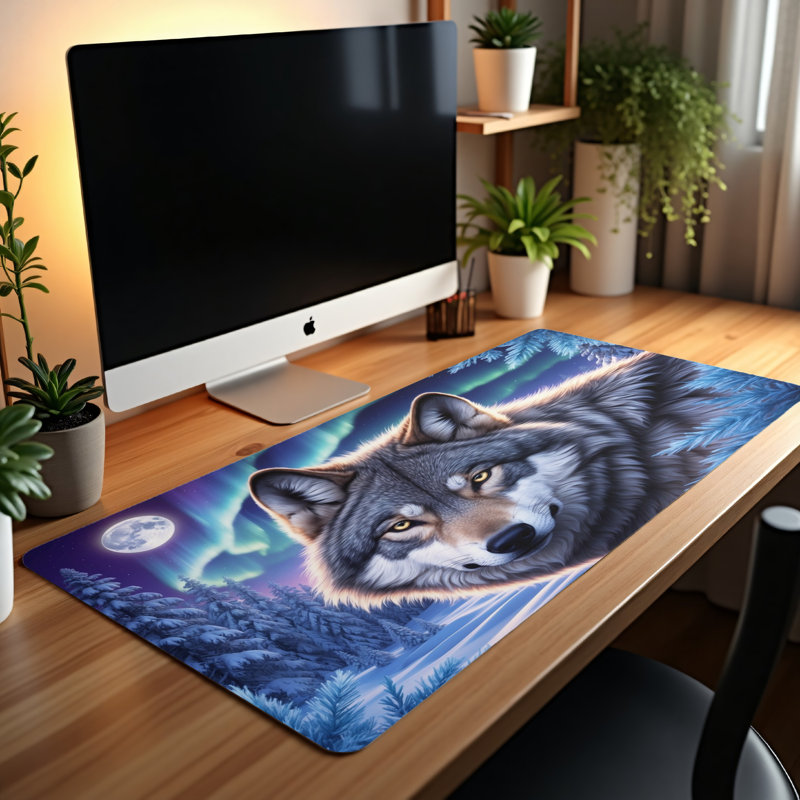 Polyester Desk Pad, 14.4x12.1