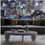 Table basse 46 po x 29 po x 12 po Modern Cobblestone - Gris ultrabrillant-213690895