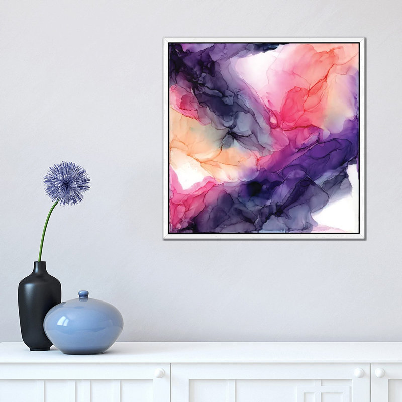 Punchy Goodness by Elizabeth Karlson - Print on Canvas, 45.72 cm H x 45.72 cm W, White Framed